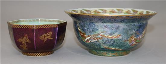 A Daisy Makeig Jones for Wedgwood bowl and another bowl